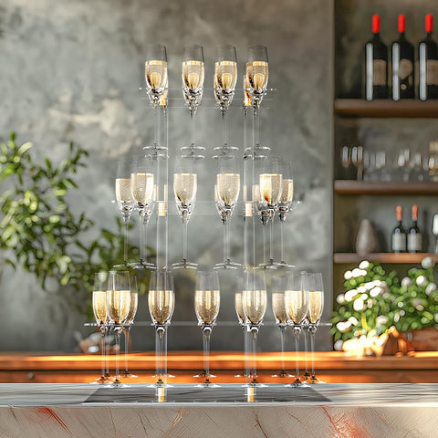 DaJi-U safe laser-cut edges prevent snags while handling glassware