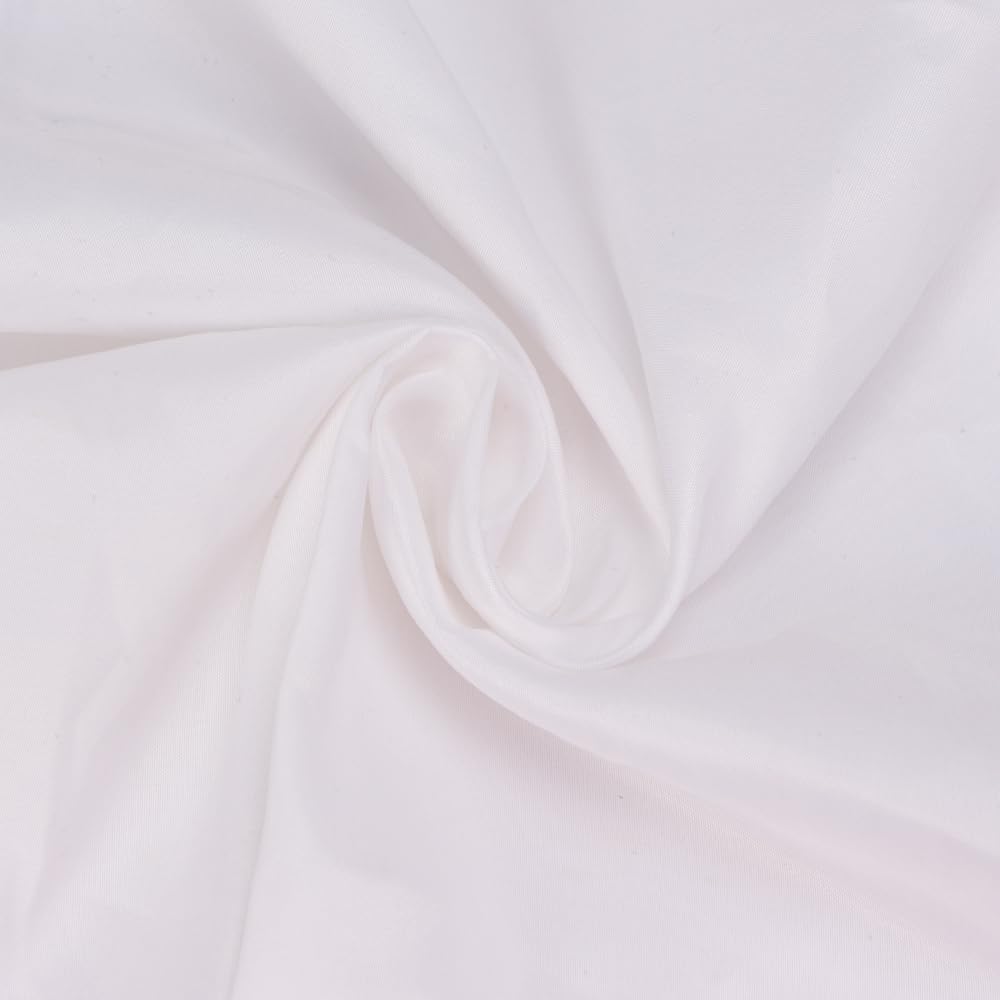 DAKKIONY 120 inch white round tablecloth ready for washing