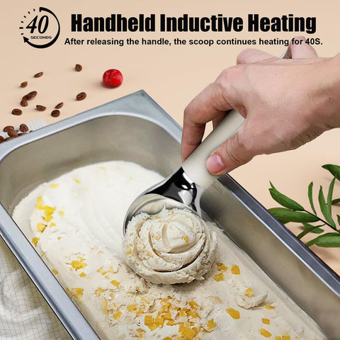 Dalicode heated ice cream scoop USB-C charging keeps you ready to scoop.