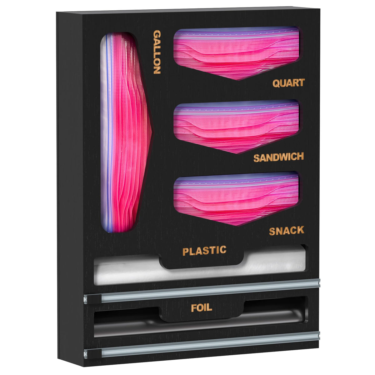 DALSHABET bamboo bag organizer with magnetic closure keeps drawers organized and accessible.