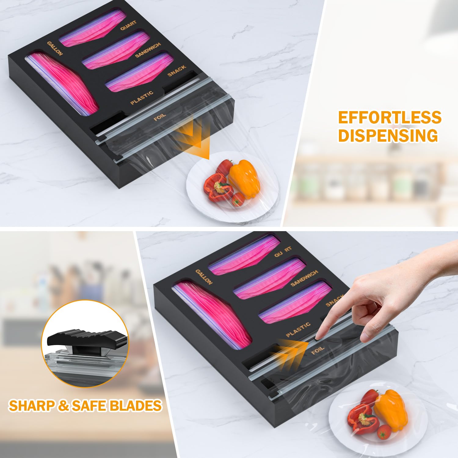 DALSHABET ready-to-use design fits drawers, countertops, or wall mounting.