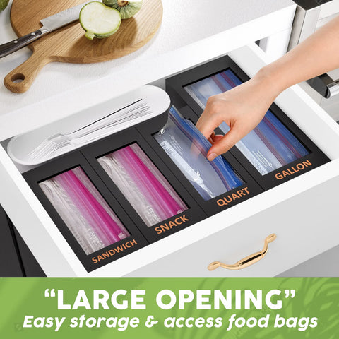 DALSHABET engraved labels stay clear for easy bag type identification.