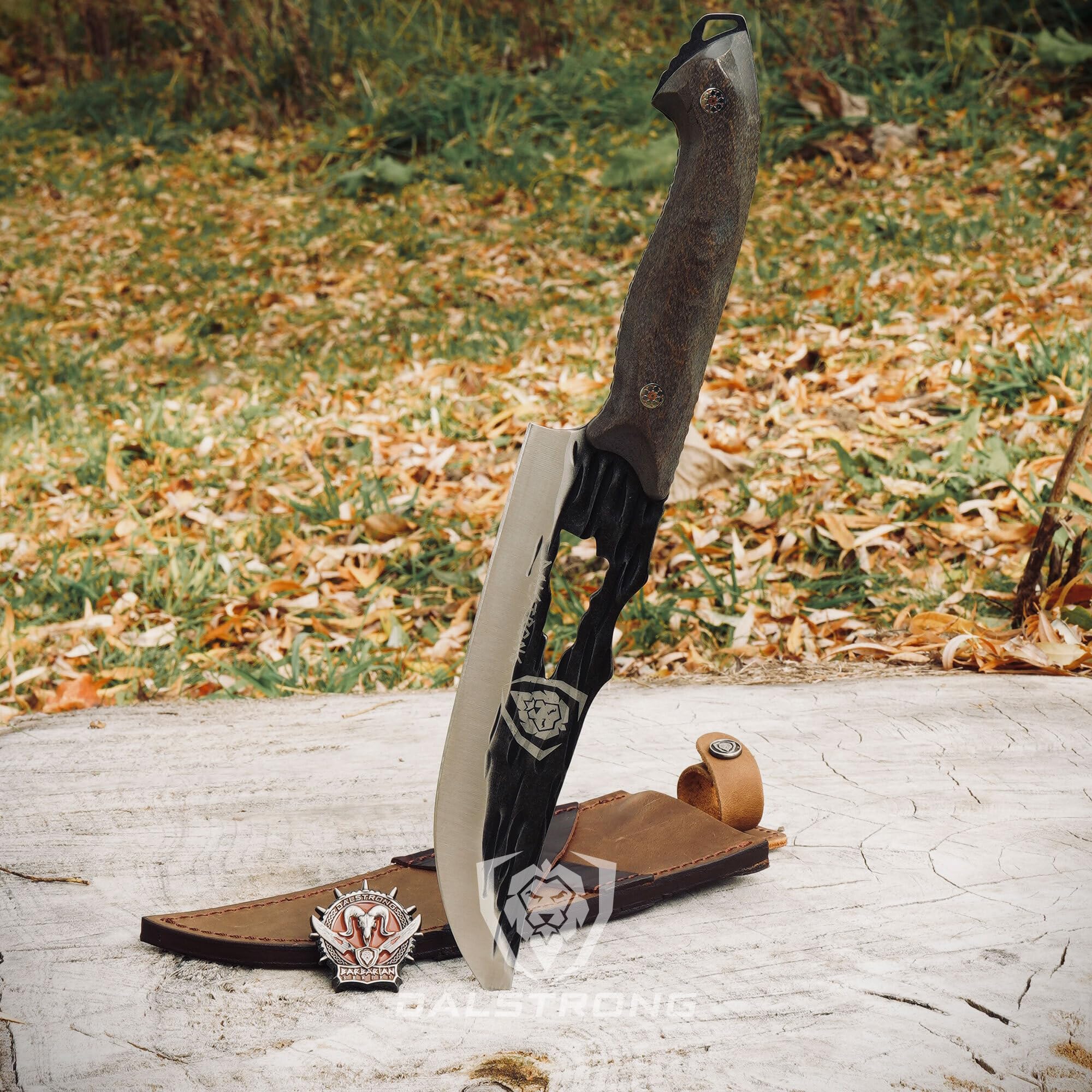 Dalstrong Barbarian logo showcases premium craftsmanship and brand heritage