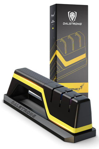 Dalstrong Hornet sharpener base offers stable sharpening and precise blade control.