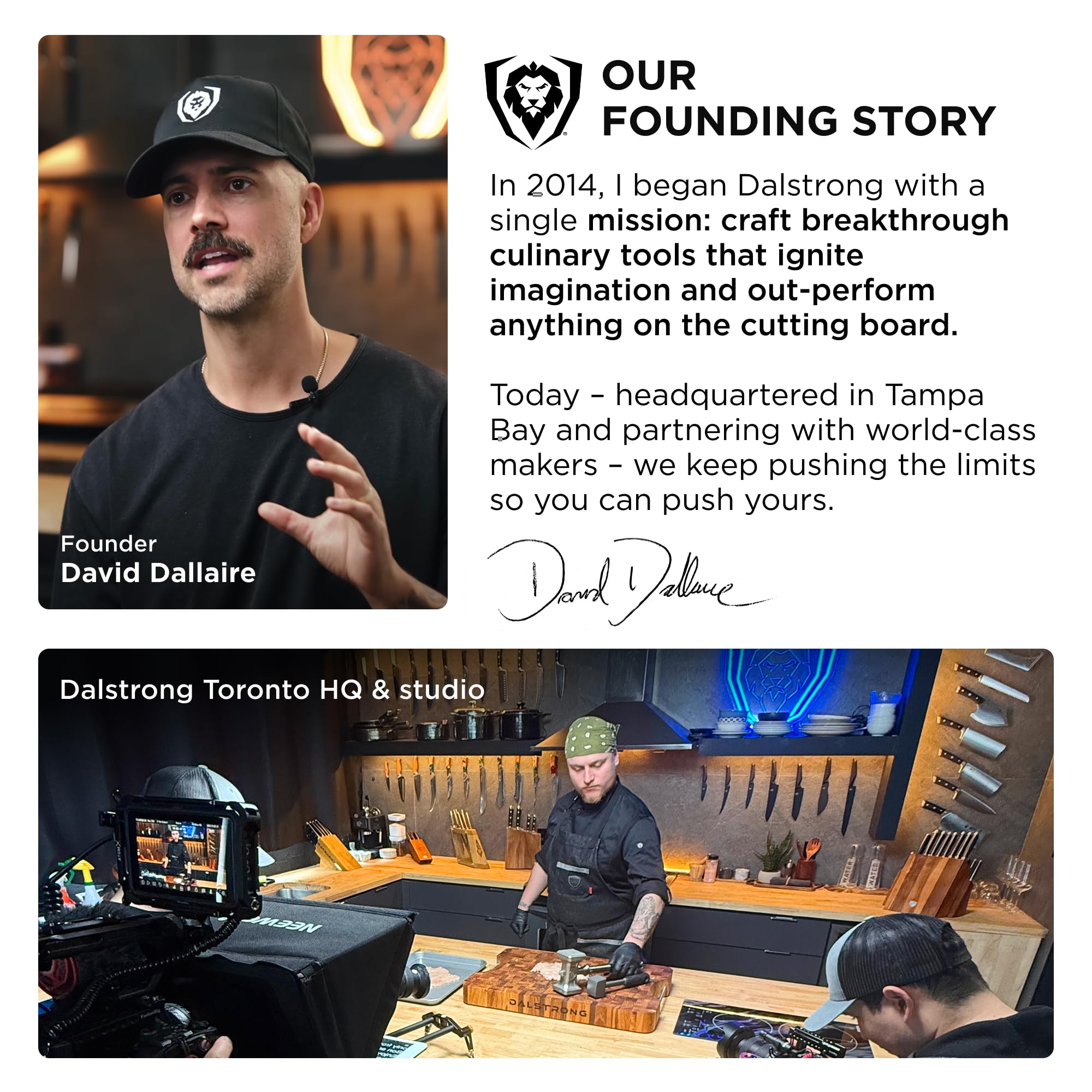 Dalstrong kitchen scene shows ready-to-use knife in daily cooking.