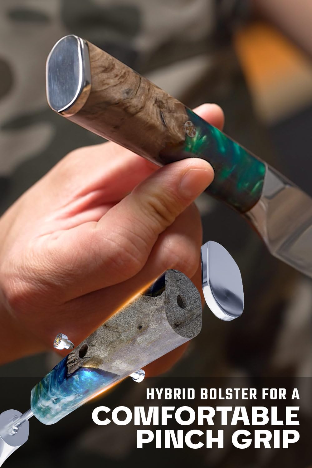 Dalstrong Paring Knife 4-Inch peeling apple use demonstrates precision in skinning.