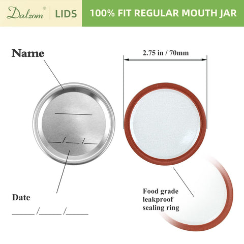 Dalzom BPA-free seals provide safe contact with preserved foods
