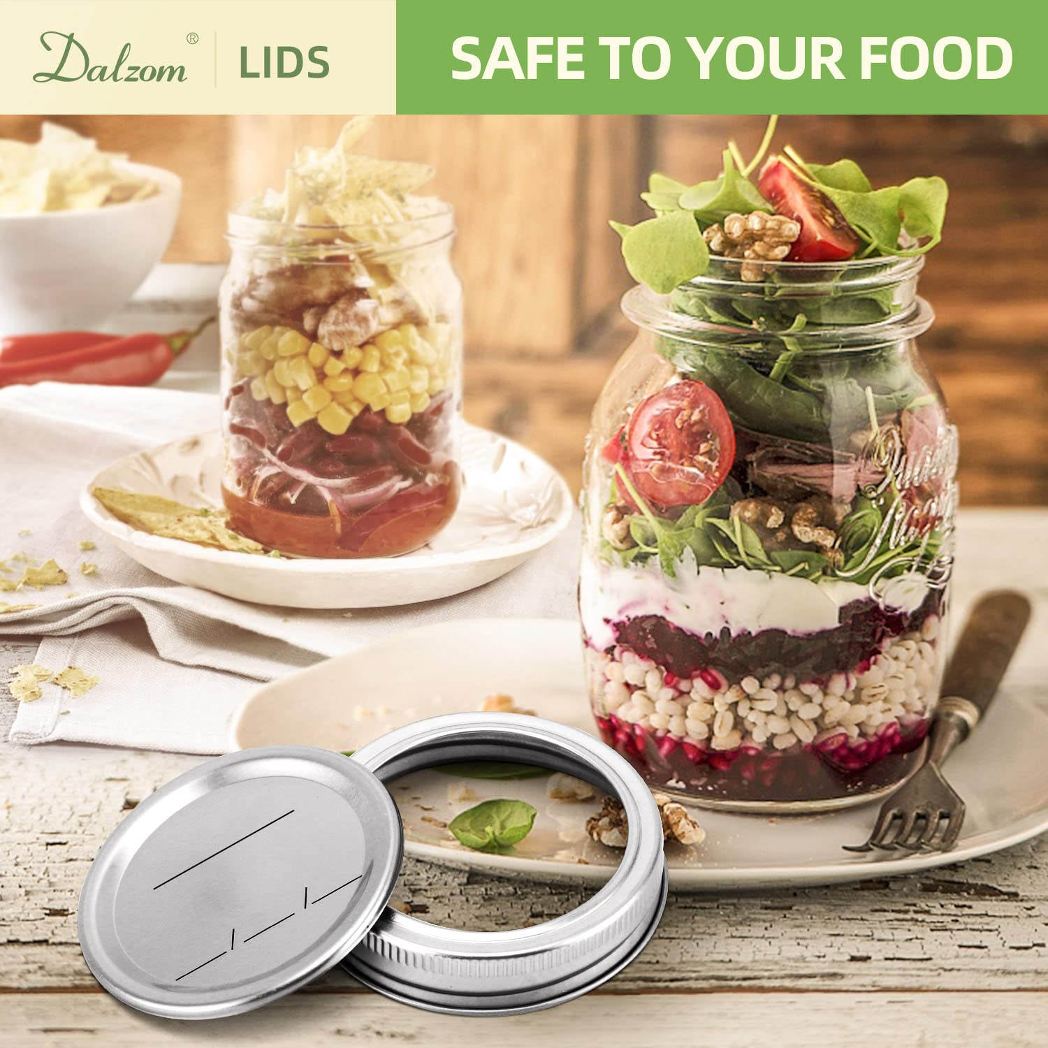Dalzom write the date feature on lid before storing jams.