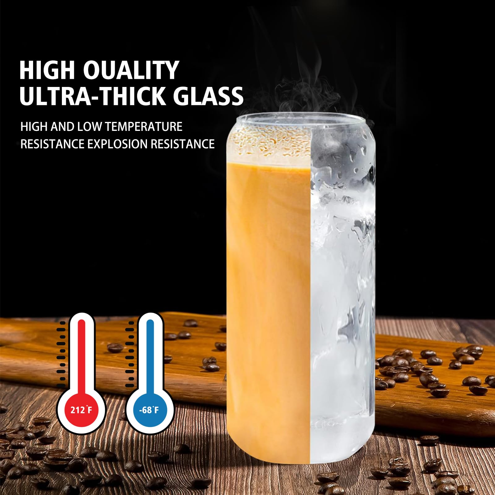 DAMCONME glass cleans easily with the included brushing tools.