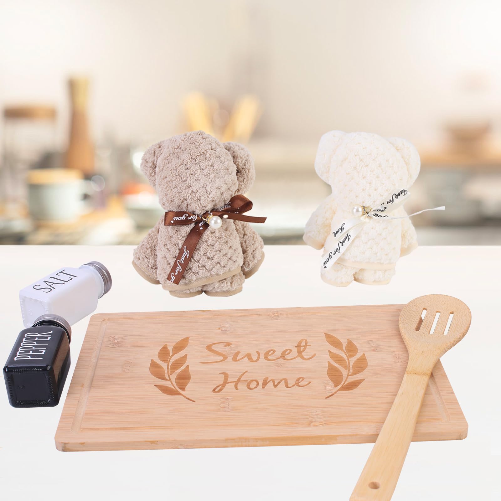 DancyLoad bear towels soft and welcoming for guests