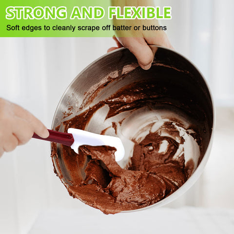 Dandat dishwasher-safe spatulas simplify cleanup after cooking sessions.