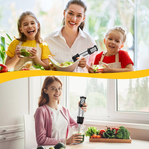 Danett stainless steel blades deliver clean cuts and smooth purees.