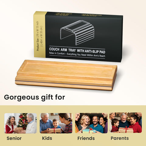 Danfoxer bamboo tray is easy to wipe clean after meals
