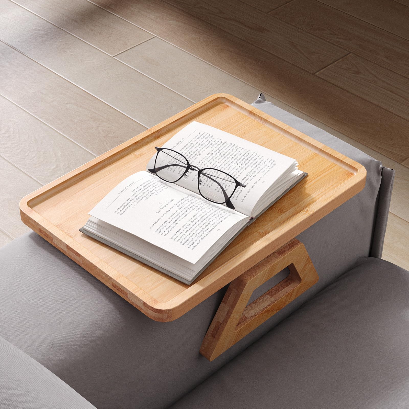 Danfoxer Natural Bamboo surface easy to wipe clean after meals