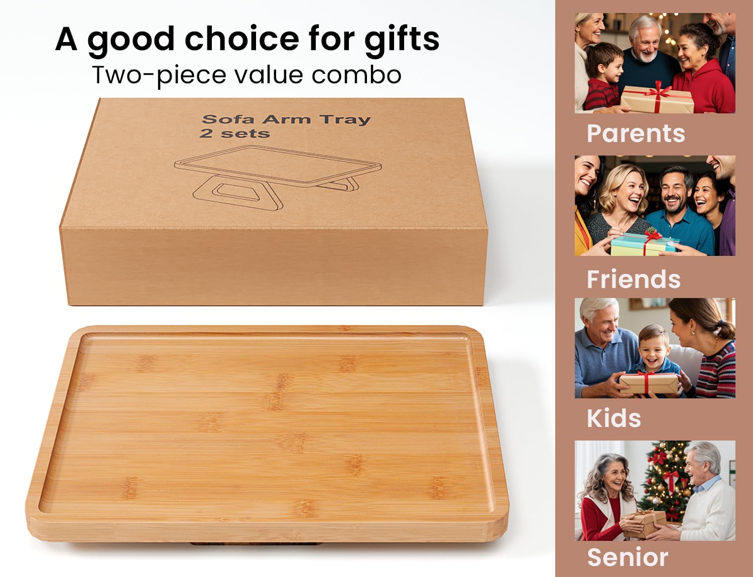 Danfoxer natural bamboo surface is easy to wipe clean.
