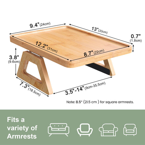 Danfoxer No-installation sofa tray ready to use straight away