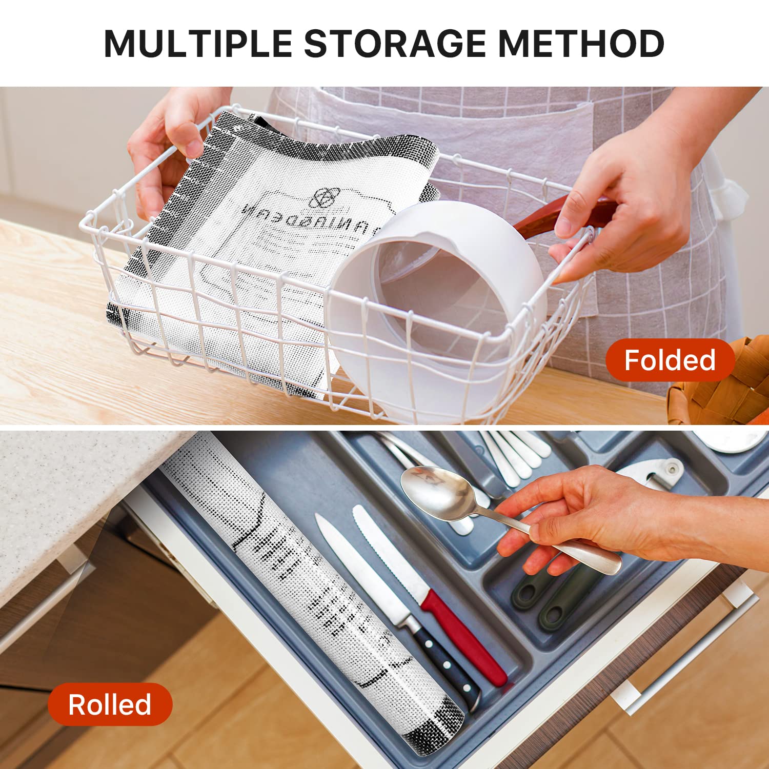 DANIA & DEAN Pastry Mat storage-flat design saves space when not in use