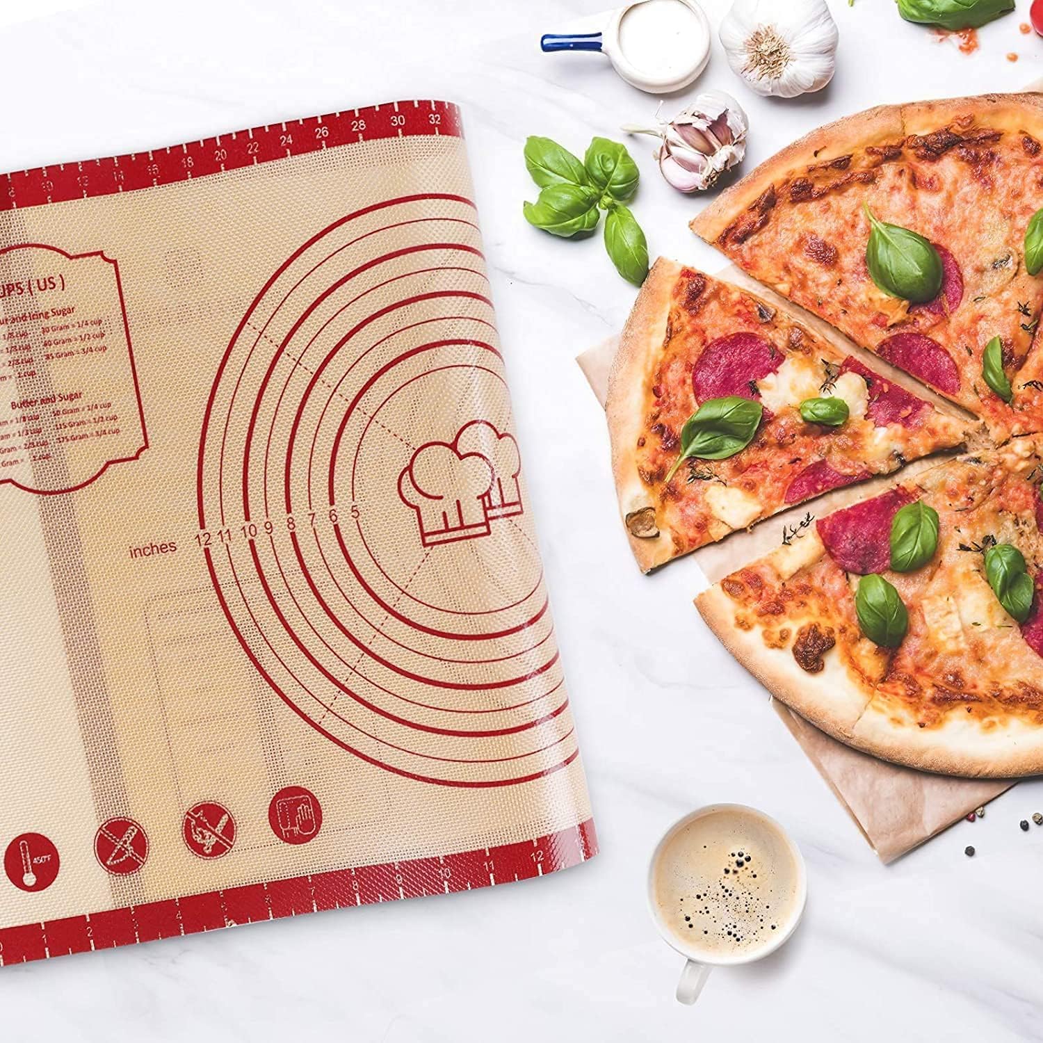 DANIA & DEAN reusable kitchen liner reduces waste and simplifies cleanup