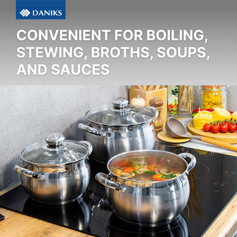 Daniks Classic 0.2-inch bottom core enables fast, even heating