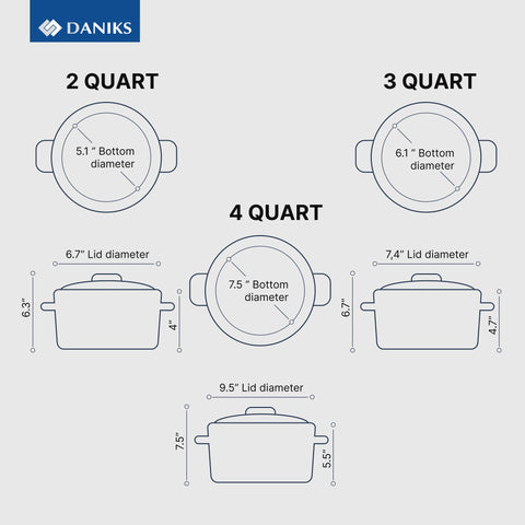 Daniks Classic set is dishwasher safe for easy cleanup