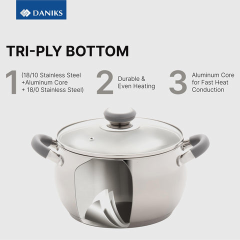 Daniks induction-compatible stock pot works on any stovetop