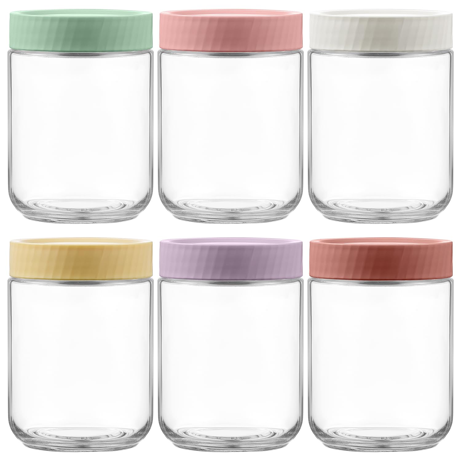 Danmu 16 oz jar with lid for overnight oats, ideal for grab-and-go breakfasts.