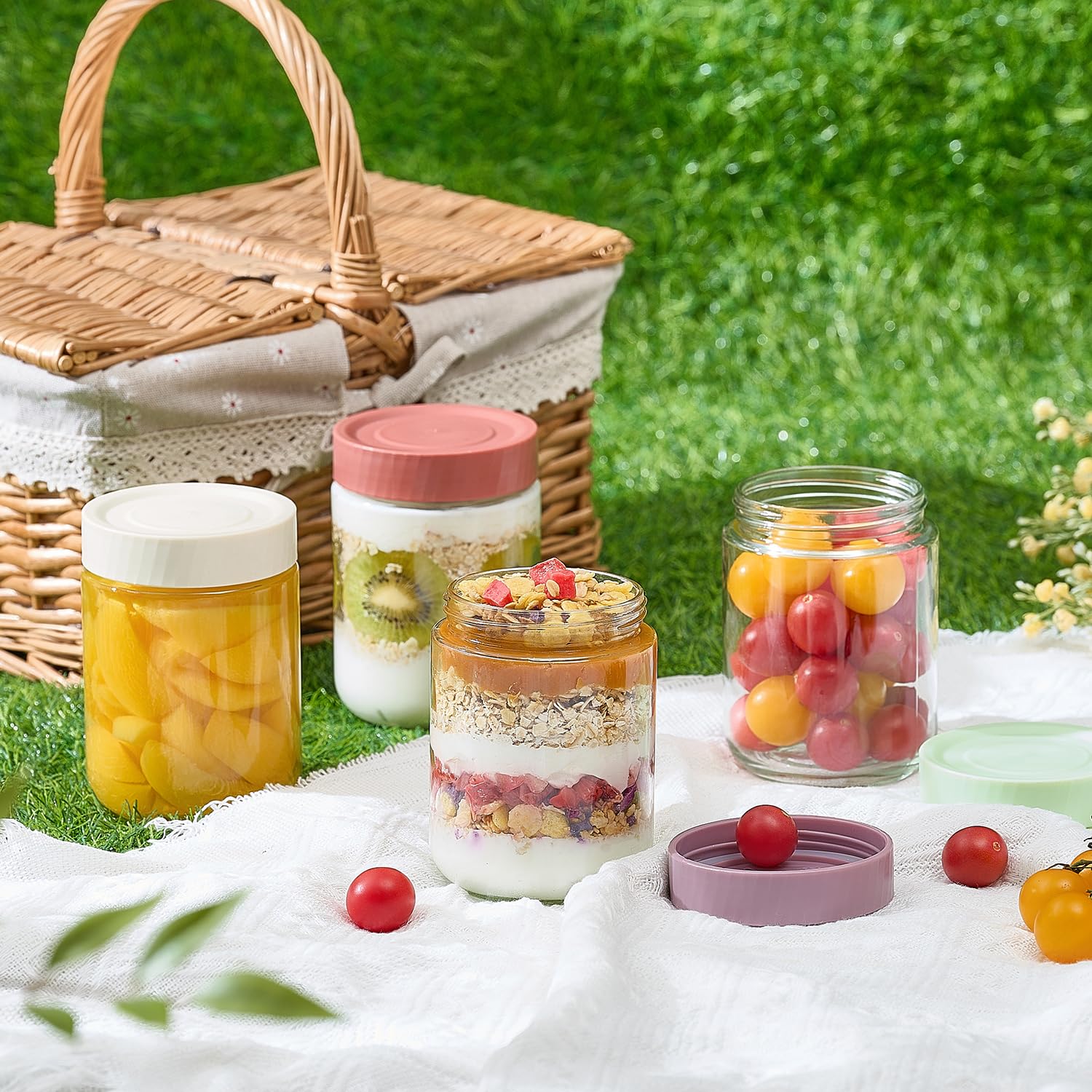 Danmu stackable design saves counter space and simplifies fridge storage.