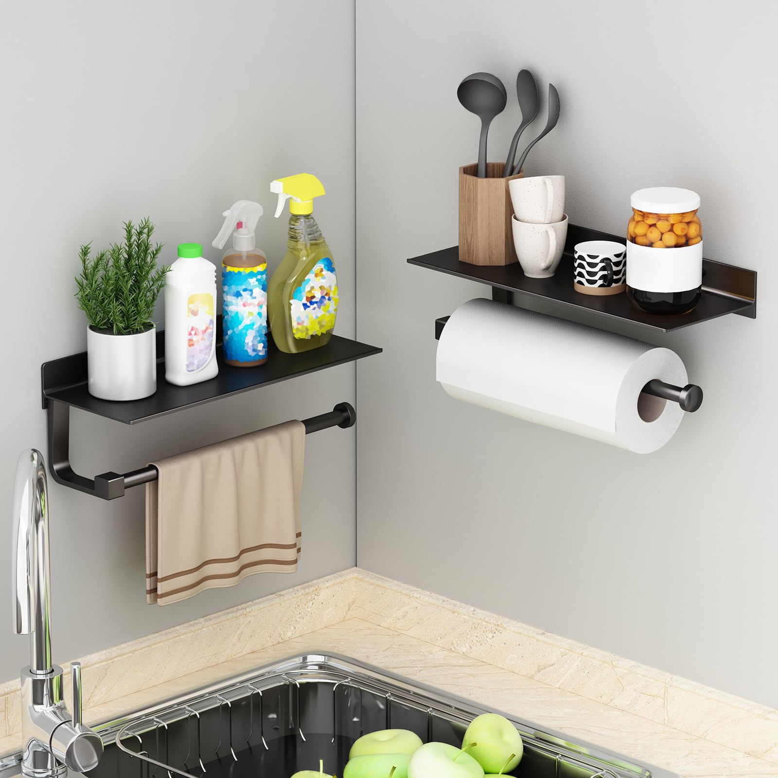 Danpoo matte black finish adds sleek style and easy maintenance