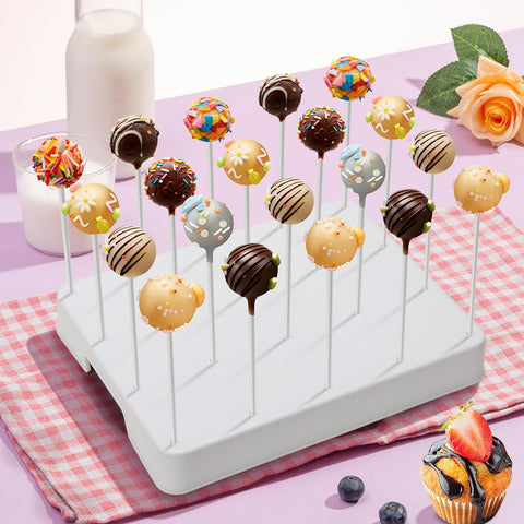 Daofvor large hole spacing keeps each cake pop upright and tidy.