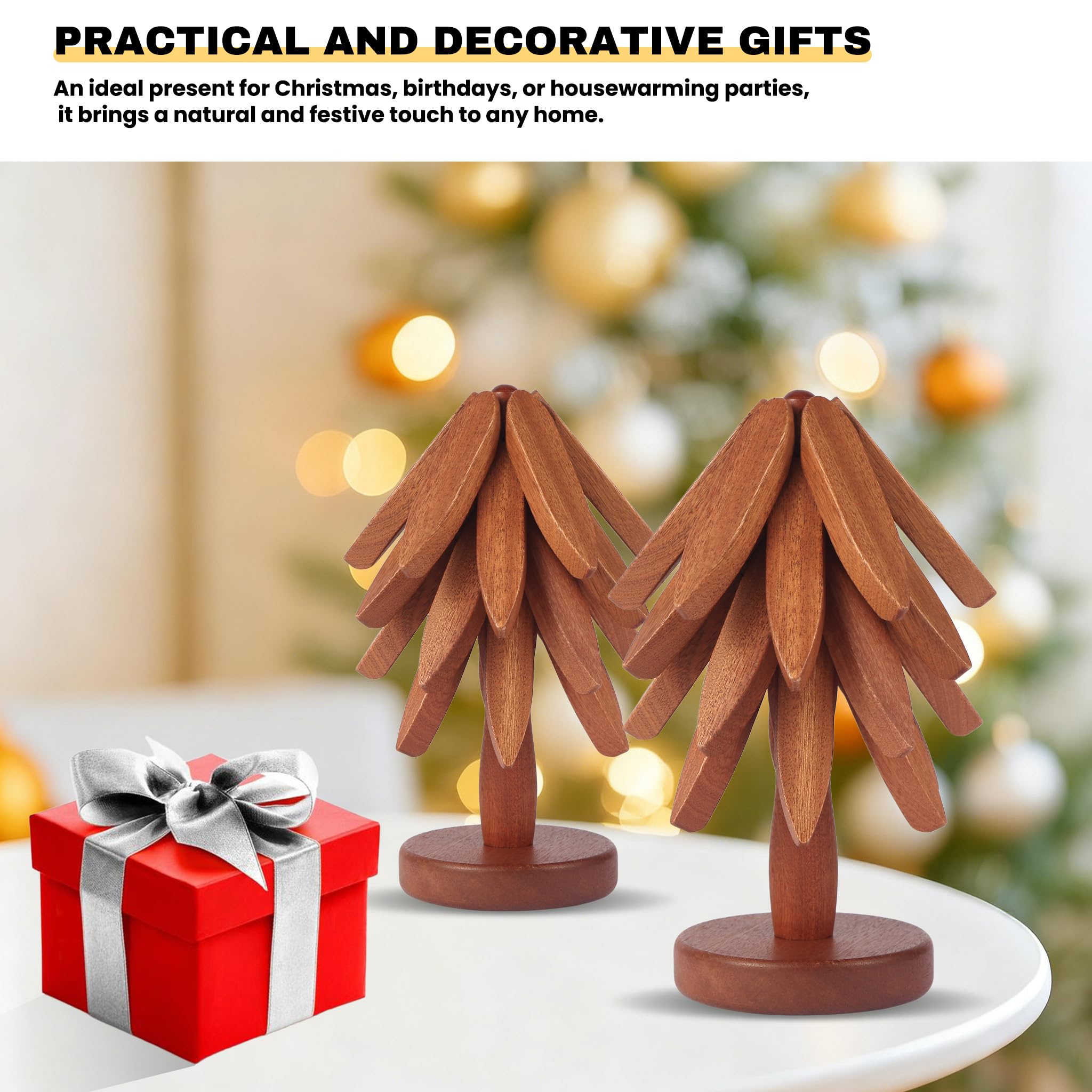 DAOLEMIJI rustic wood kitchen decor adds warmth to everyday meals.
