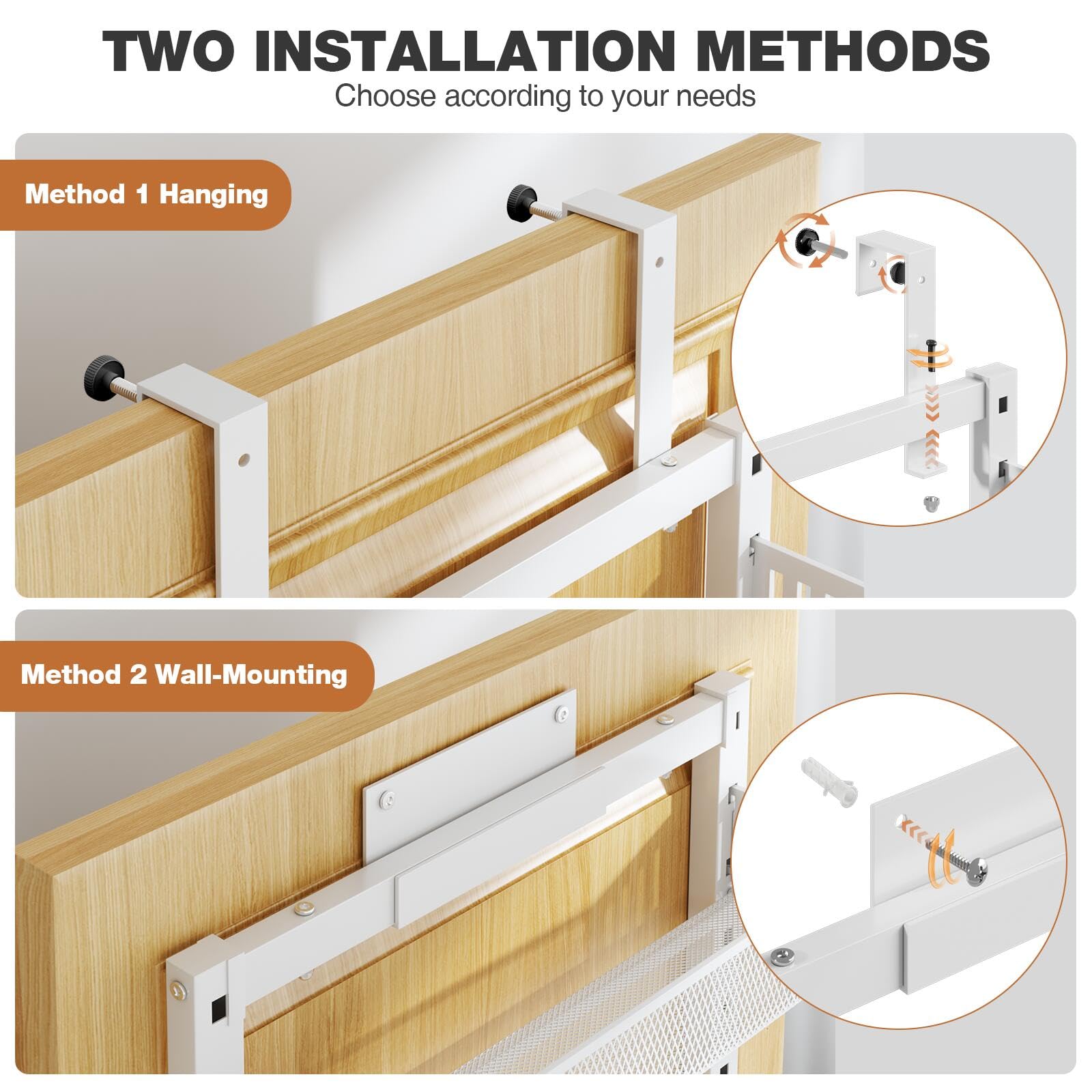 DAOTENGQL adjustable baskets maximize vertical space for snacks and cleaners