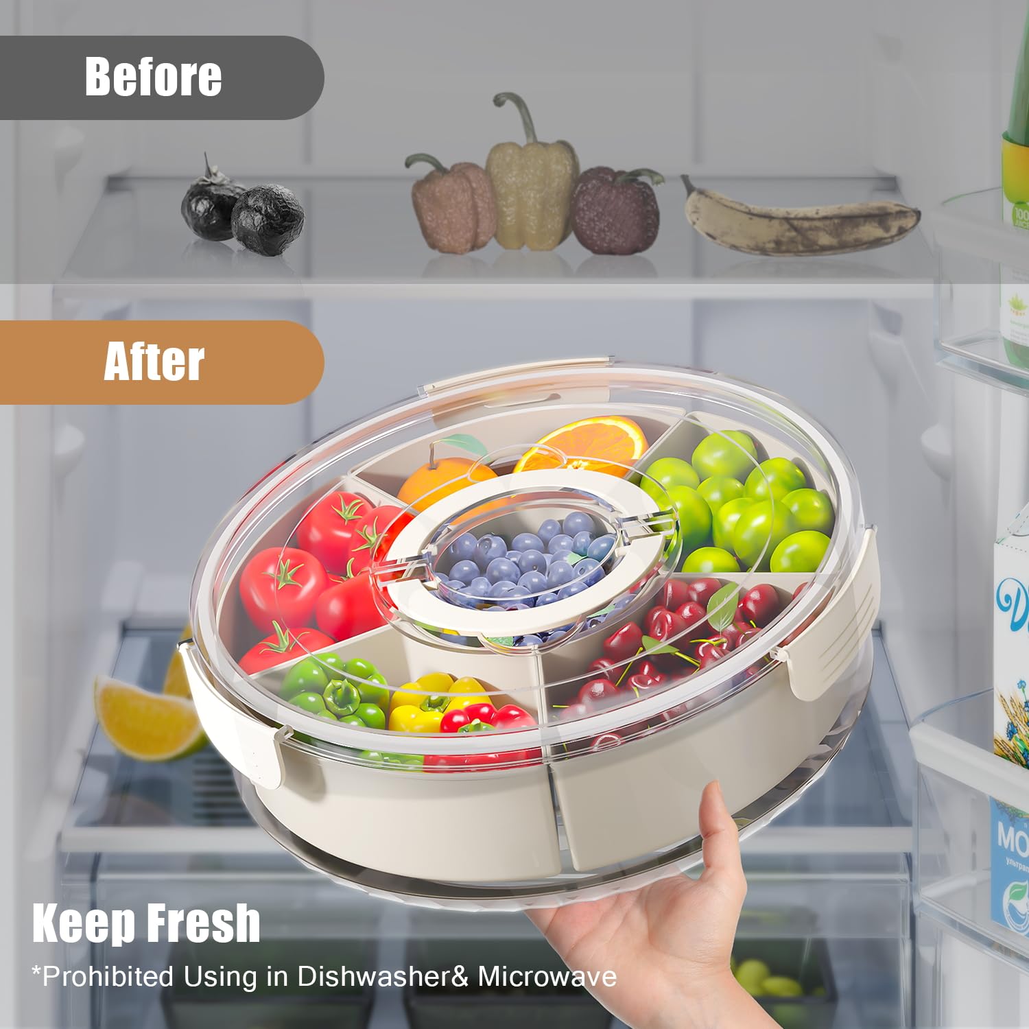 DAOTENGQL snackle box doubles as a chic charcuterie display for gatherings