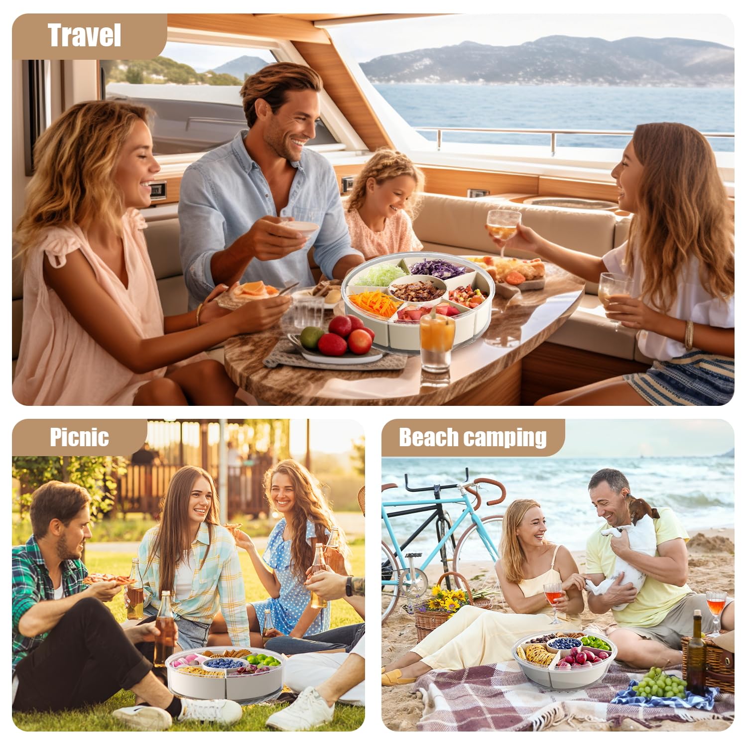 DAOTENGQL durable lid keeps snacks fresh and spill-free on travel