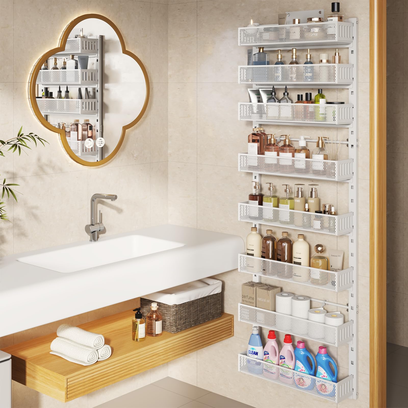 DAOTENGQL over door installation with hardware included for quick setup