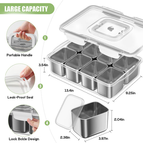 DAOTENGQL Snackle Box airtight lid preserving freshness during travel