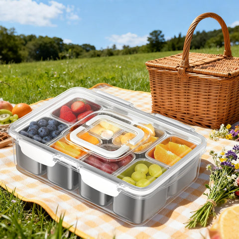 DAOTENGQL Snackle Box removable compartments for flexible packing