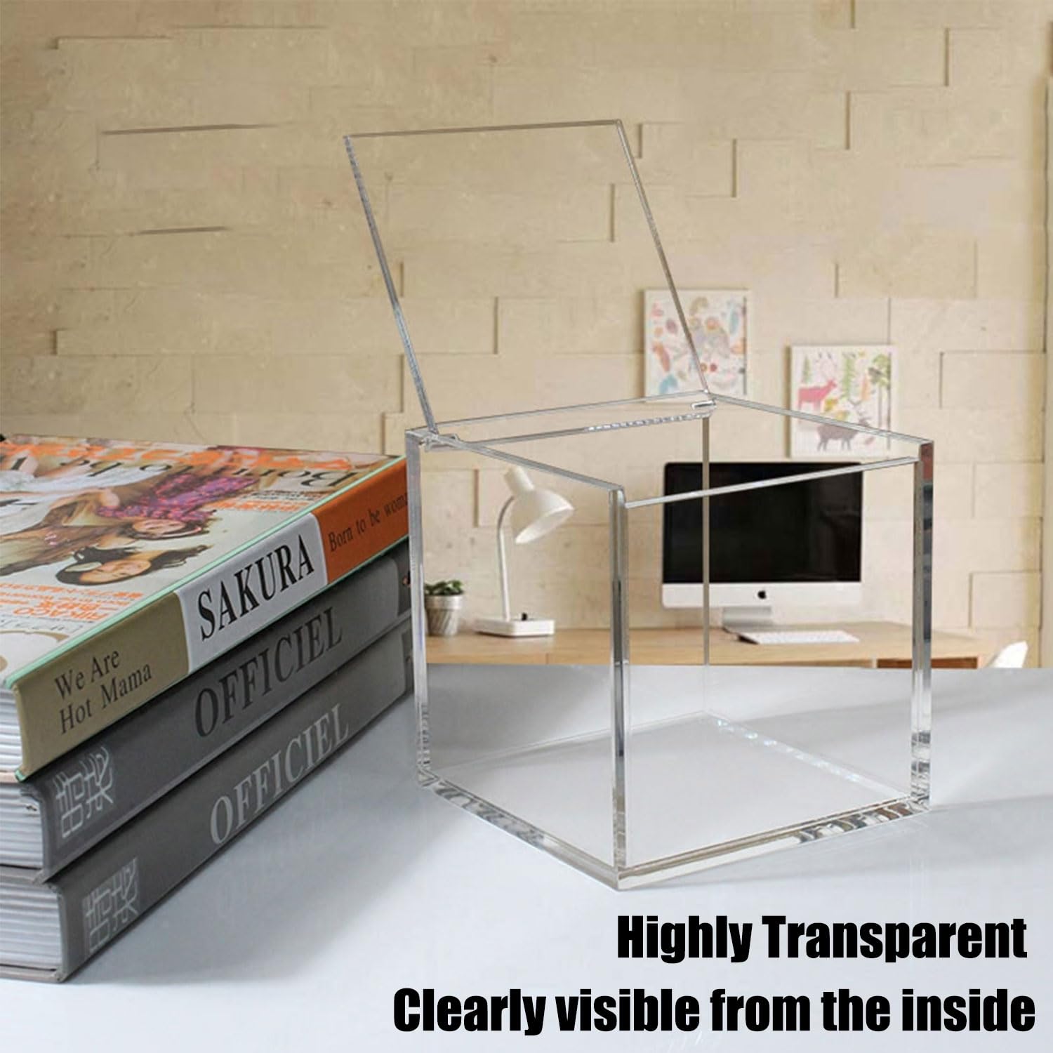 DARENYI tea bag and candy storage box displays treats neatly on the counter.