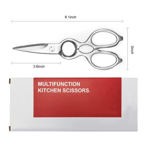 DARK EDGE premium kitchen shears gift-ready packaging