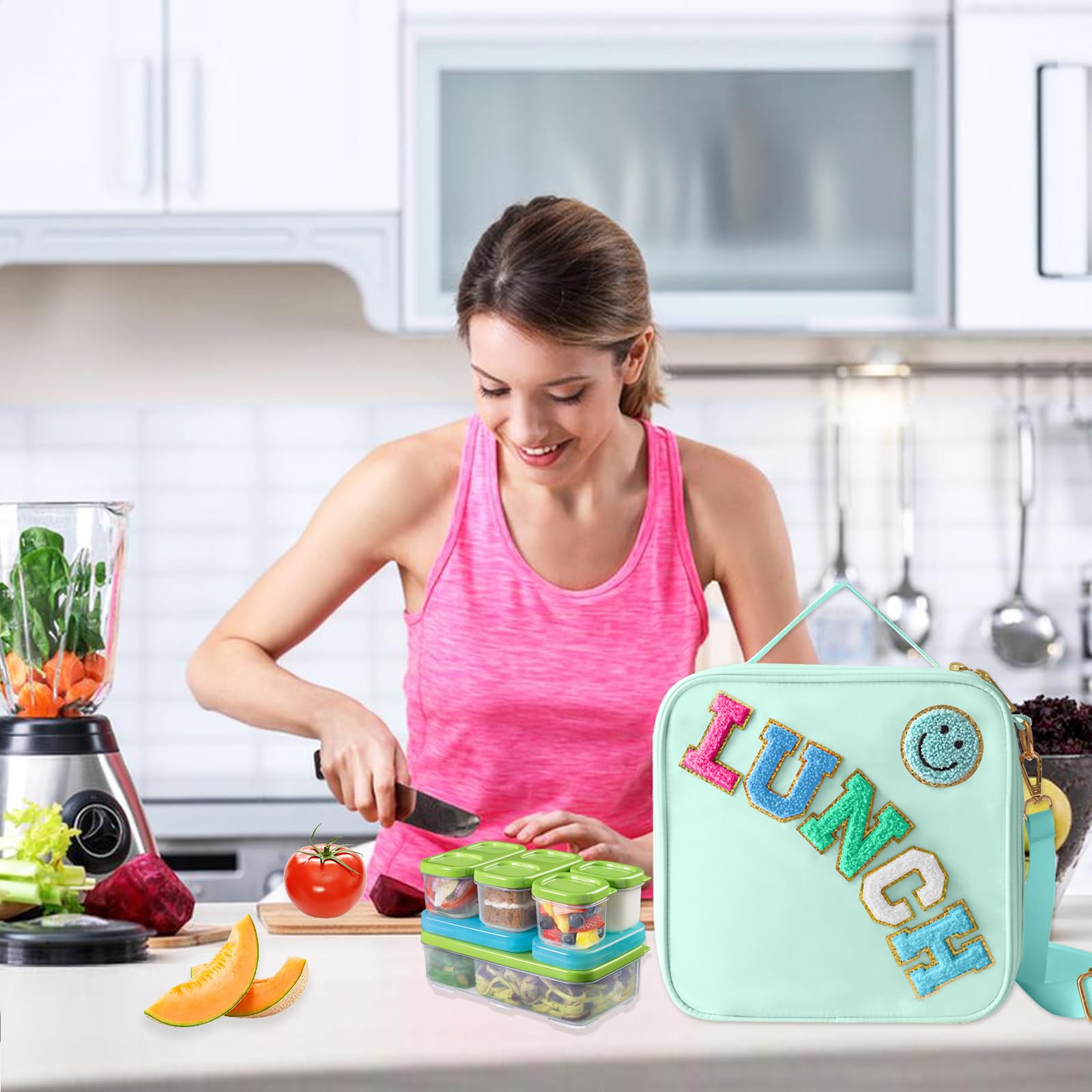 Dark Swan nylon insulated lunchbag showcases durable material and on-the-go temperature maintenance.