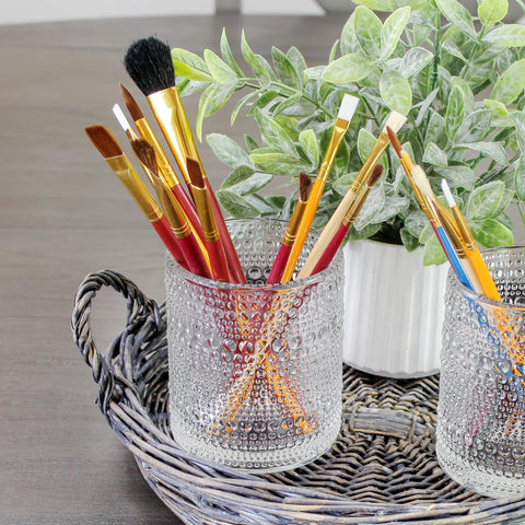 Darware Hobnail bar-friendly glass, great for water, cocktails, or long pours.