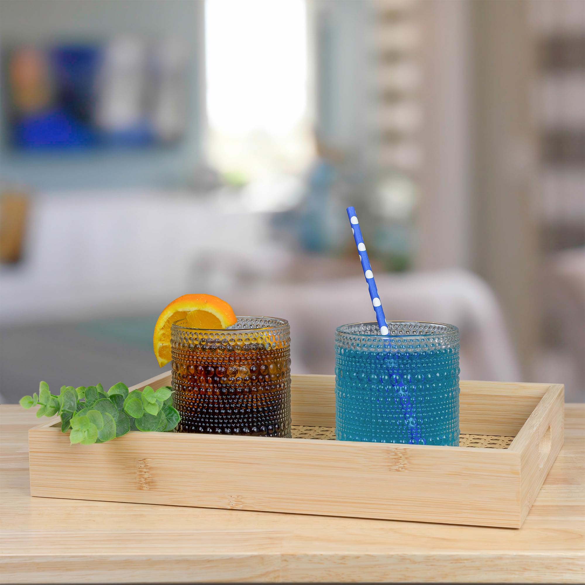 Darware Hobnail glass for cocktail service, refined drinks.