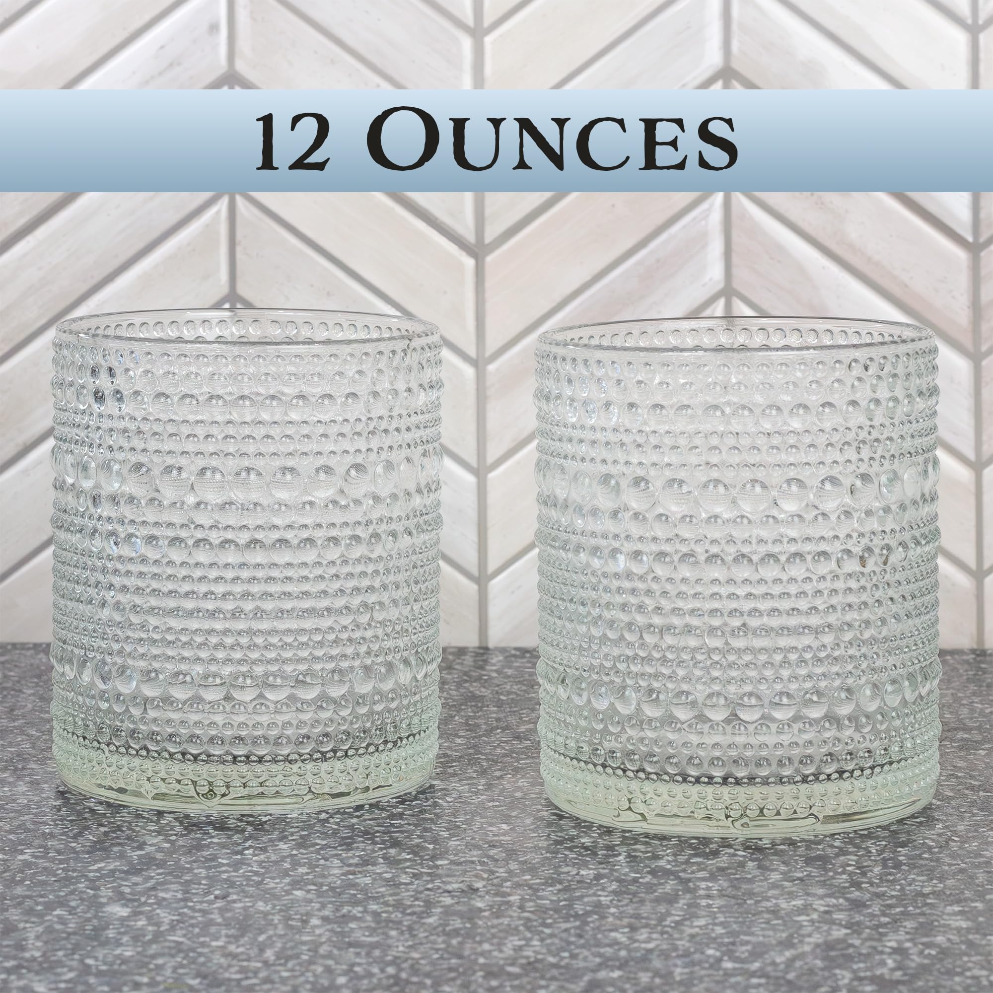 Darware Hobnail gift-glass, perfect wedding or anniversary keepsake.