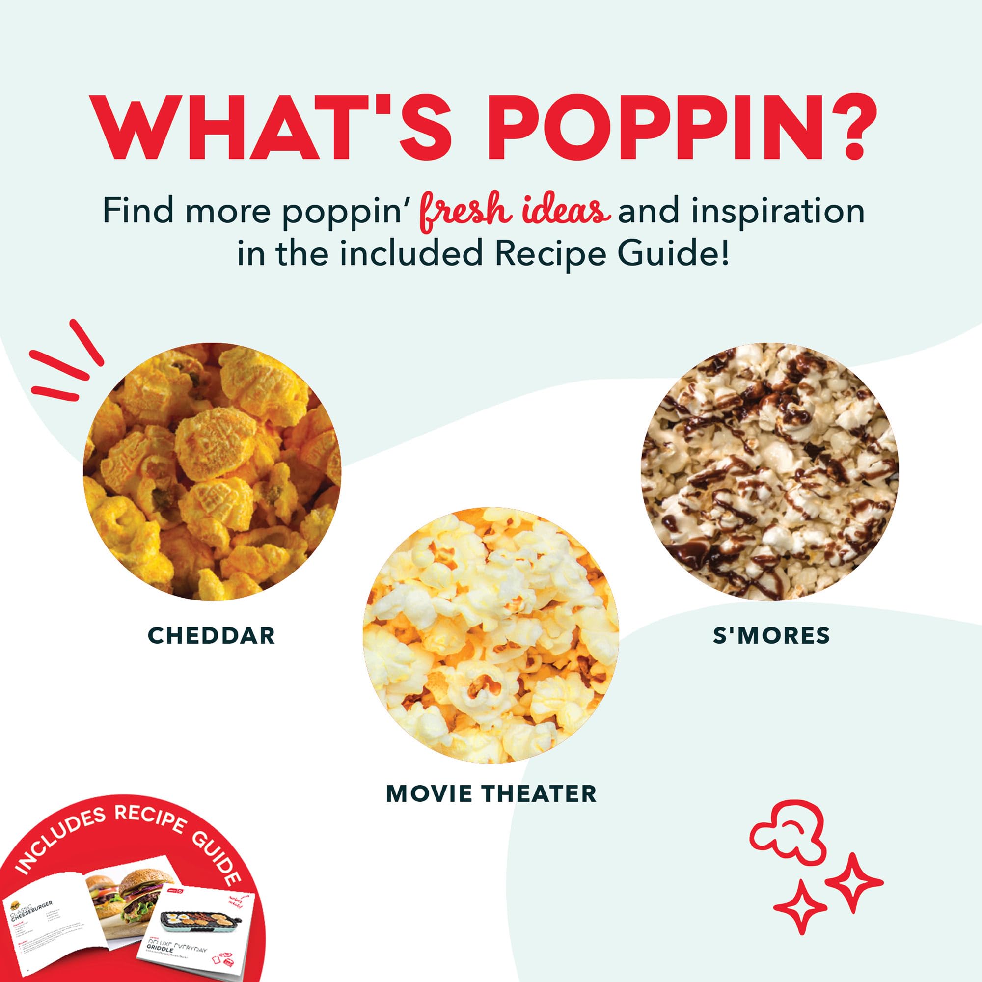DASH Fresh Pop popcorn maker easy clean components