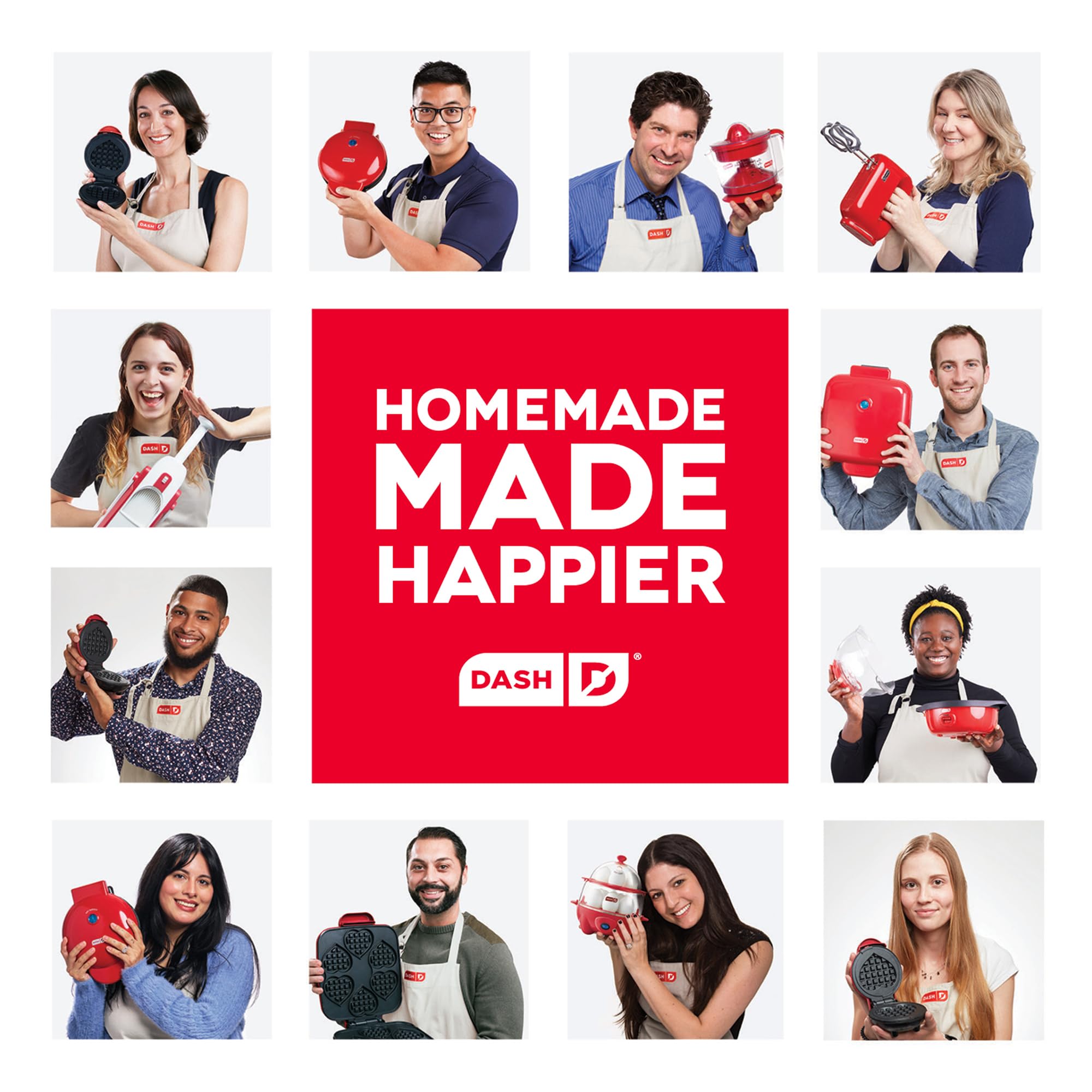 DASH Mini Maker gift-ready design to fit modern kitchens.