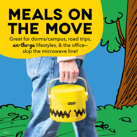 DASH Peanuts Hot2Go recipe guide helps plan quick heat and eat meals.