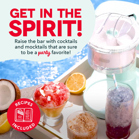 Dash Shaved Ice Maker fits compact spaces, ideal for apartments.