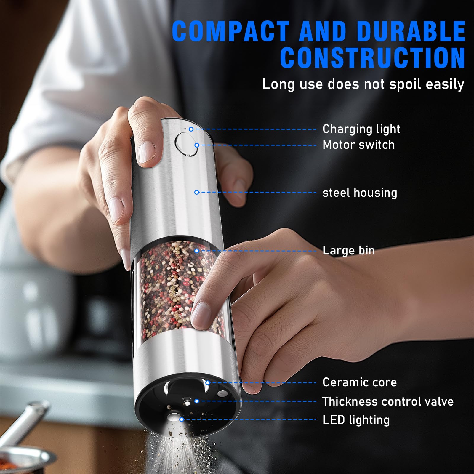 Daslich dual-pack with Type-C charging base for quick recharges.