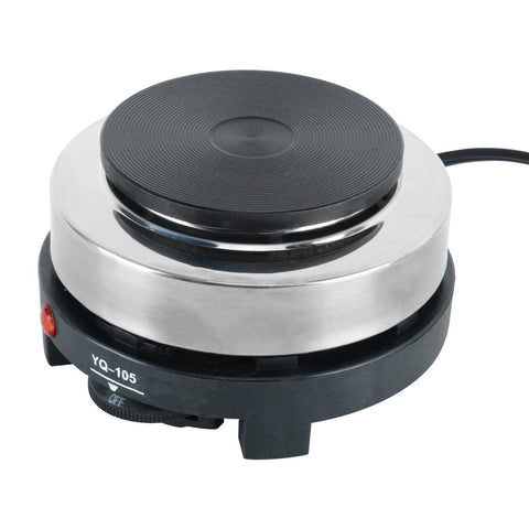 DasMarine 500W mini hot plate front view highlights compact design for small spaces.