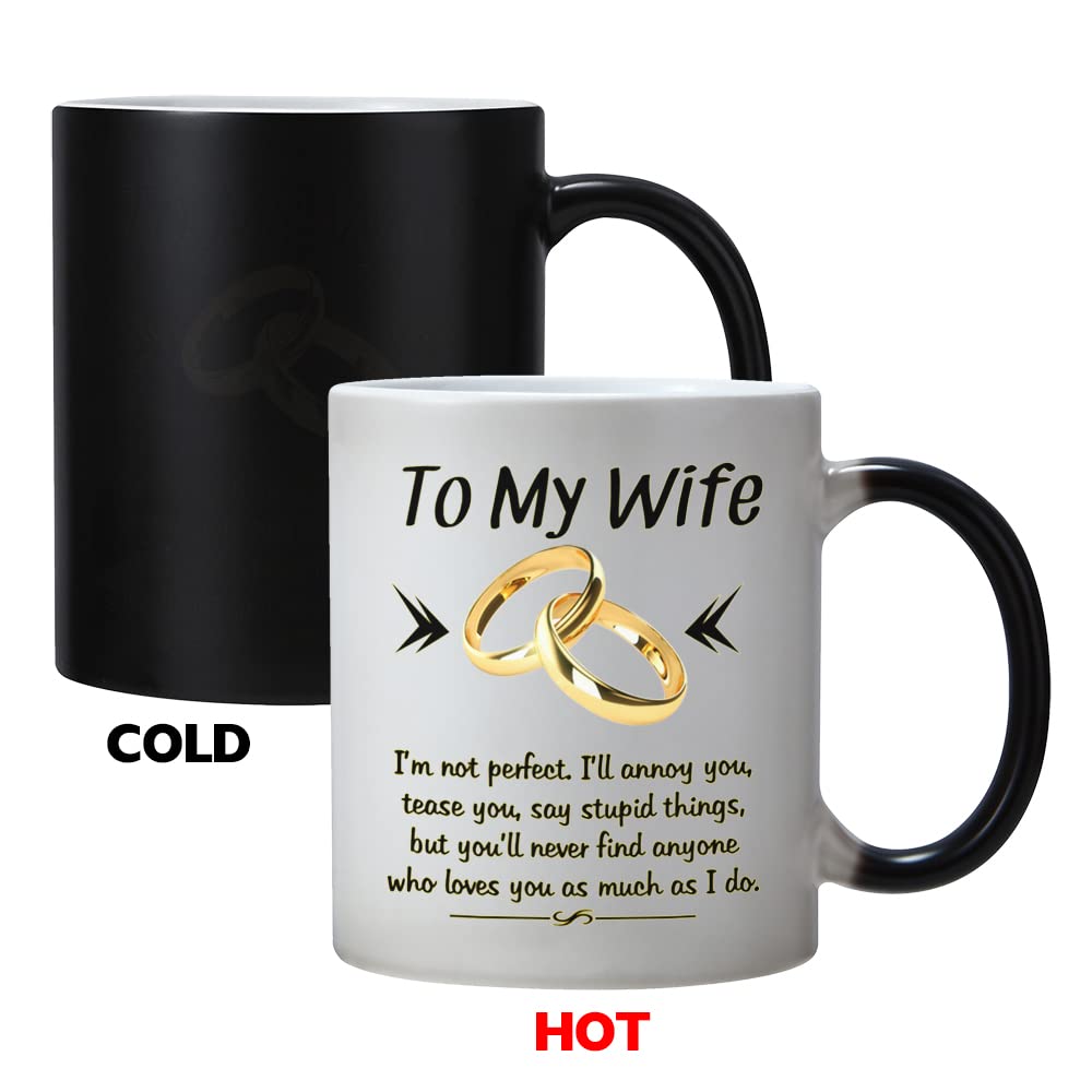 DasyFly color-change mug reveals print when hot for a playful moment.