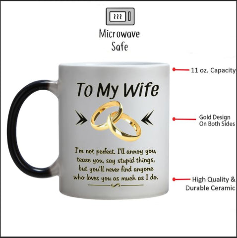 DasyFly mug is microwave and dishwasher safe for everyday use.